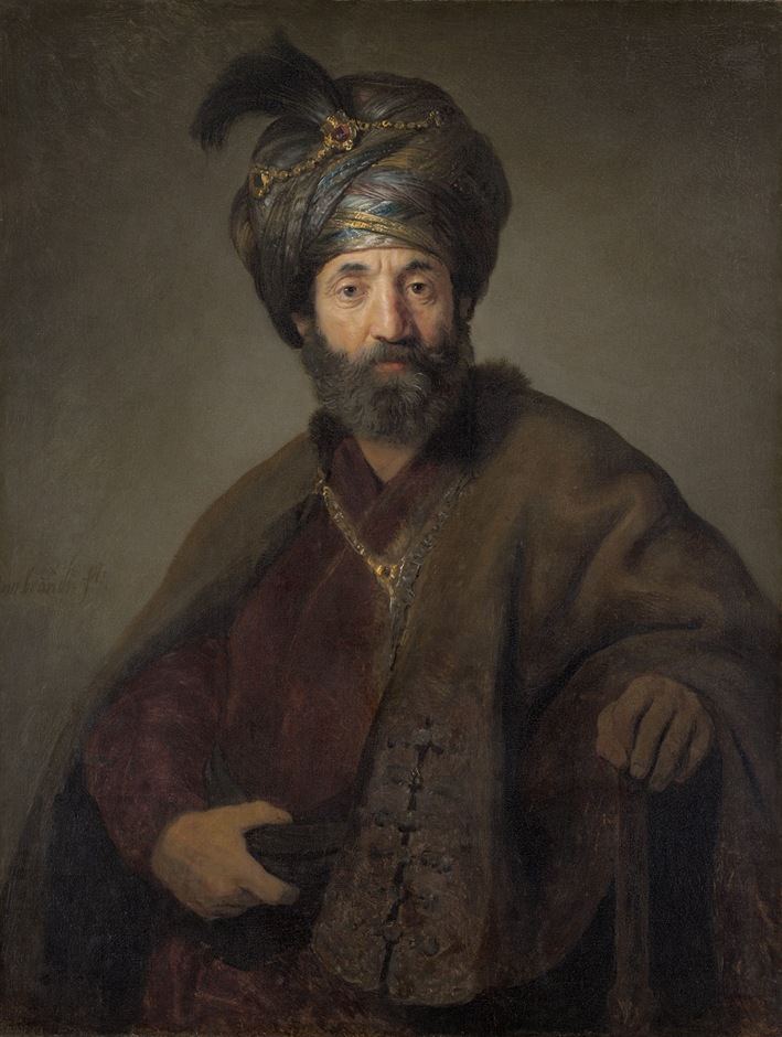  伦勃朗·梵·莱茵 Rembrandt van Rijn——穿东方服饰的男人画像